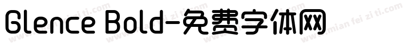 Glence Bold字体转换